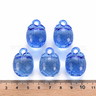 Осенняя тема прозрачные акриловые подвески TACR-T024-04B-940-1