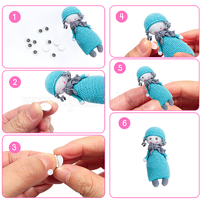 10 Grid Adhesive Diy Doll Activity Eyes, Shop The Latest Trends