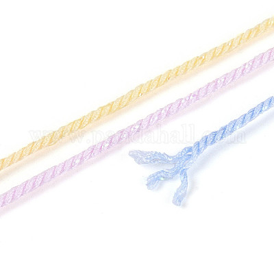 35 м окрашенный сегментный хлопковый шнур для макраме&nbsp;OCOR-T017-06G-1