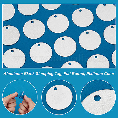 50шт алюминиевые подвески&nbsp;ALUM-BC0001-77-1