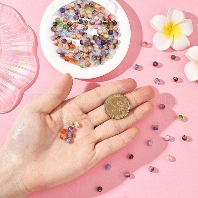 141 шт. 3 пакета бусин кошачий глаз&nbsp;CE-YW0001-02A-1