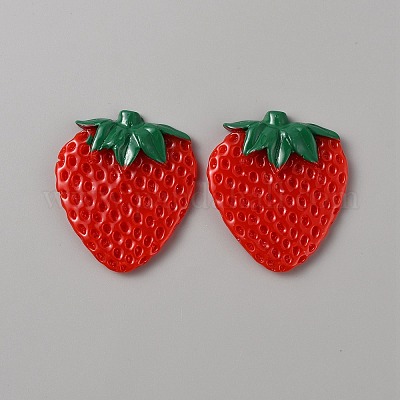 Пластиковые кабошоны на фруктовую тематику KY-WH0004-22C-1