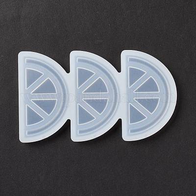 Wholesale Lemon Slice Shape Food Grade Silicone Lollipop Molds 