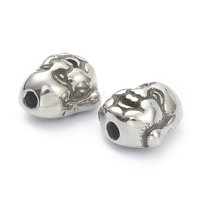 Бусины из нержавеющей стали 304&nbsp;STAS-J037-12AS-1