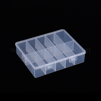 Wholesale Rectangle PP Plastic Bead Organizer Storage Box with