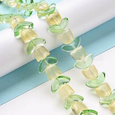 Прозрачные стеклянные бусины&nbsp;LAMP-H061-02J-1