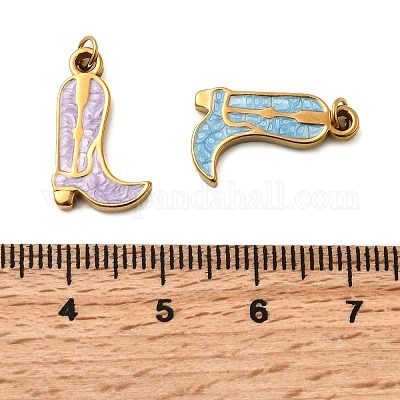 Подвески из нержавеющей стали 304 с эмалью STAS-B097-26G-07-1