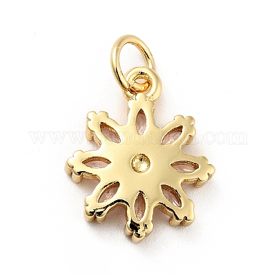 Стойки обшивки латунь микро проложить кубическую прелесть диоксида циркония ZIRC-F129-34B-G-1