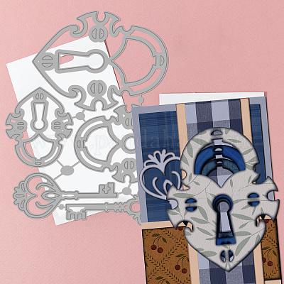 Углеродистая сталь разрезает трафареты DIY-WH0309-2048-1