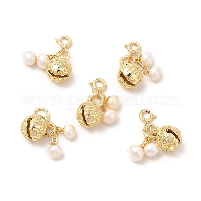 Gold Charms with Spring Clasp