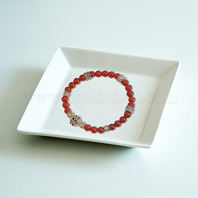 3 нити натуральных бусин сердолика&nbsp;G-GO0001-10-1