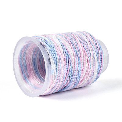 35 м окрашенный сегментный хлопковый шнур для макраме&nbsp;OCOR-T017-06F-1