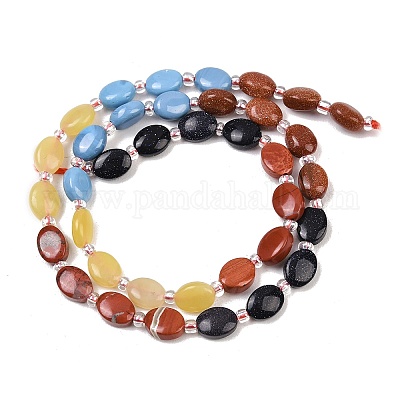 Нити из бусин: натуральной красной яшмы&nbsp;G-Z135-A05-1