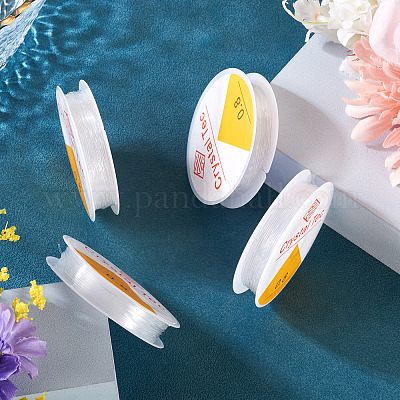 4 рулон круглой кристаллической эластичной нити&nbsp;EW-TA0001-10B-1