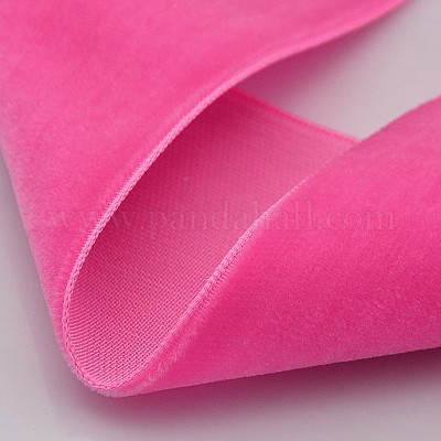 Wholesale Polyester Velvet Ribbon for Gift Packing and Festival Decoration  