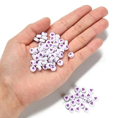 Непрозрачные акриловые бусины&nbsp;LS-X1-MACR-N008-57D-1