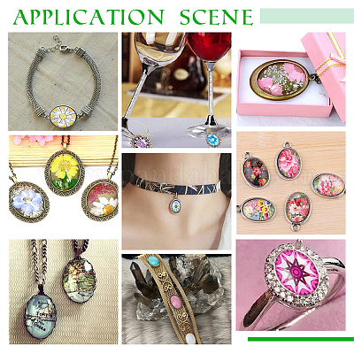 Кабошоны из стекла&nbsp;GLAA-PH0002-26A-1