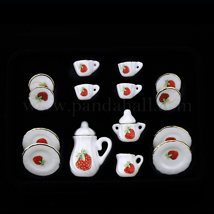 Mini juego de té de porcelana BOTT-PW0001-213A-28-1