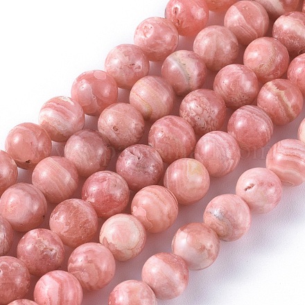 Brins de perles de rhodochrosite argentine naturelles G-I193-13E-1