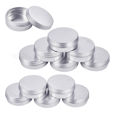Boîtes de conserve rondes en aluminium benecreat CON-BC0004-84-1