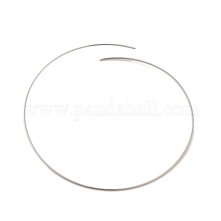 真鍮ワイヤ  ラウンド  プラチナメッキ  22ゲージ  0.6mm  約0.66フィート（0.2m）/ pc KK-G481-03P-1