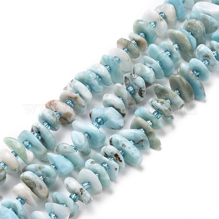 Chapelets de perles en larimar naturel G-D480-A18-1