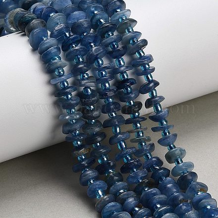 Натуральный кианитовые бисер пряди G-Z124-A04-02-1