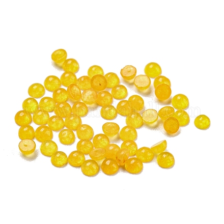 Cabochons teints en jade blanc naturel&nbsp;G-H309-02-06-1