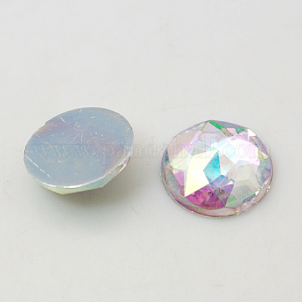 Имитация taiwan акриловые горный хрусталь плоские задние кабошоны&nbsp;LS-GACR-D003-10mm-17-1