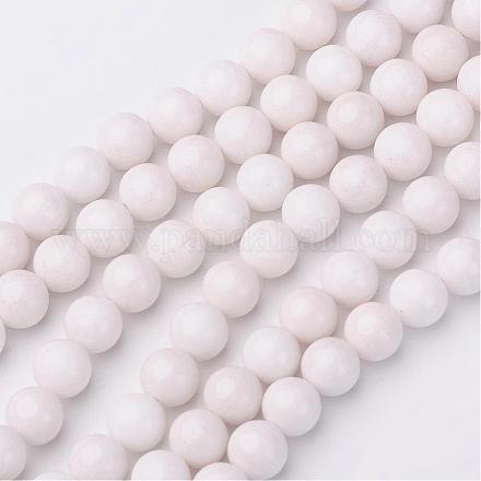 Chapelets de perles en jade Mashan naturel G-K151-10mm-01-1