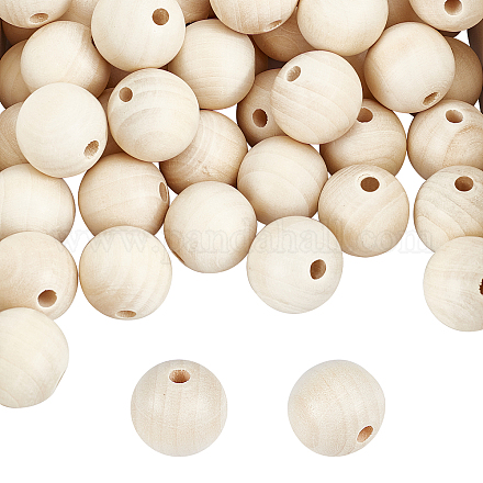 PandaHall Natural Wood Beads WOOD-PH0008-91-25mm-1