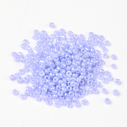 Ornaland 6/0 perles de rocaille en verre SEED-OL0002-06-4mm-01-1