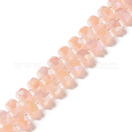 Fili di perle di giada imitazione vetro GLAA-G097-01B-1