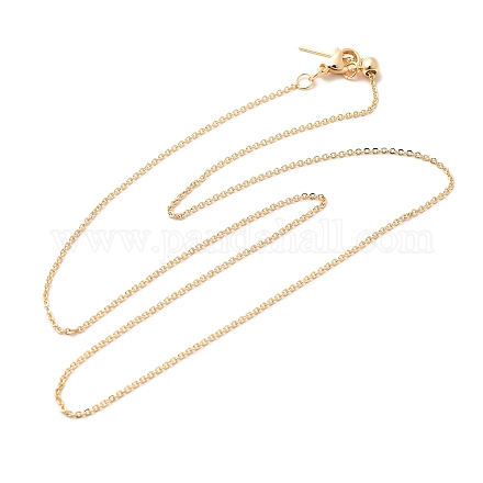 1 мм стойка покрытие латунный кабель цепь регулируемый слайдер ожерелья для женщин мужчин MAK-L044-03G-1
