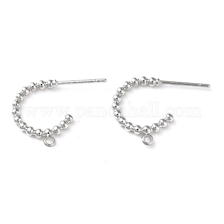 Accessoires de boucle d'oreille en laiton KK-F862-01P-1