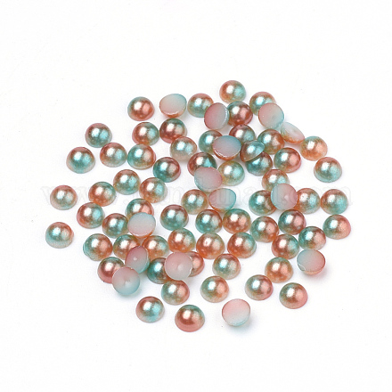 Cabochons de acrílico de la perla de imitación OACR-R063-3mm-09-1