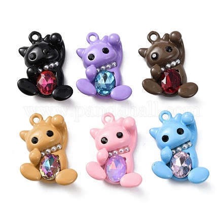 Подвески из сплава и страза&nbsp;ENAM-K076-32P-1