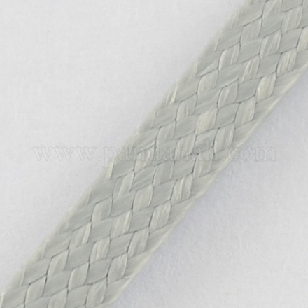 Cordon plat en polyester ciré coréen YC-4MMF-728-1