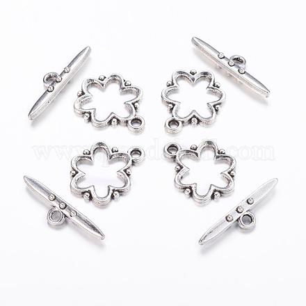 Alloy Toggle Clasps EA777Y-AS-NR-1