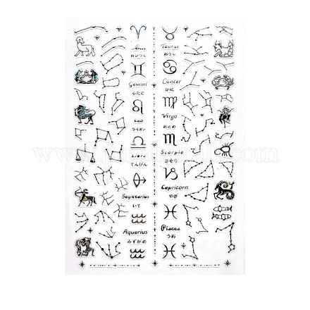 Laser Hot Stamping Nail Art Stickers Decals MRMJ-R088-33-R086-01-1