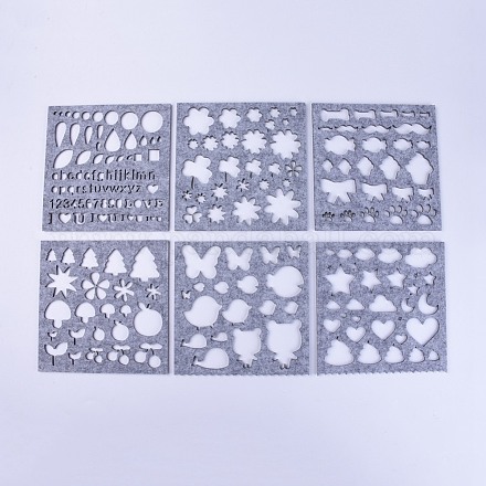 Formas de fieltro de lana molde DIY-WH0116-05-1