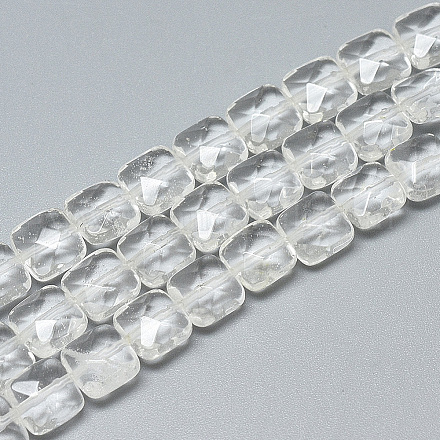 Chapelets de perles de pierre de pastèque en verre G-S357-D01-21-1