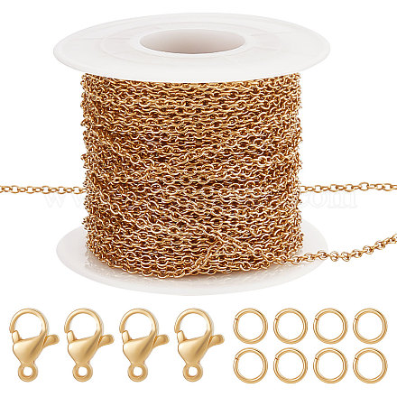 Beebeecraft kit de fabrication de collier de bracelet de chaîne de bricolage DIY-BBC0001-22-1