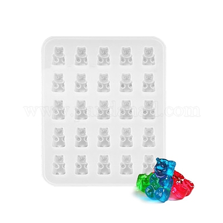 Bear Food Grade Silicone Molds DIY-WH0183-30-1