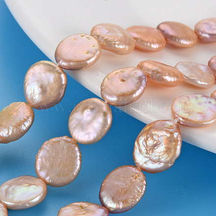 Naturali keshi perline perle fili PEAR-S018-02E-1