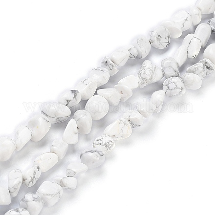 Natürliche Howlith Perlen Stränge G-K337-06-1