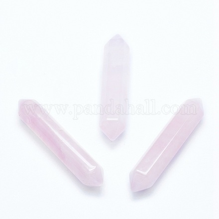 Naturelle quartz rose perles pas de trou G-G760-J11-1