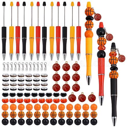 Kit de fabrication de stylos à perles de basket-ball bricolage DIY-SZ0009-96-1