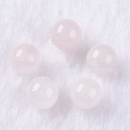 Natürlichen Rosenquarz Perlen G-K275-28-10mm-1