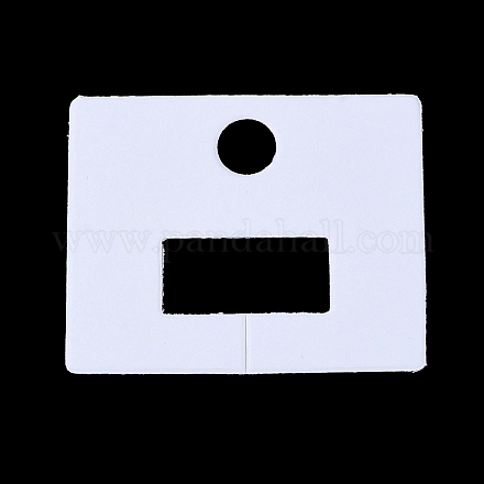 Rechteckige Papierklauen-Haarspangen-Displaykarten AJEW-A052-10-1
